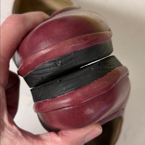 FLY London Women's Wedge Pump Bordeaux Pumps Size Euro 39 US 8 - 8 1/2 approx - Picture 5 of 17